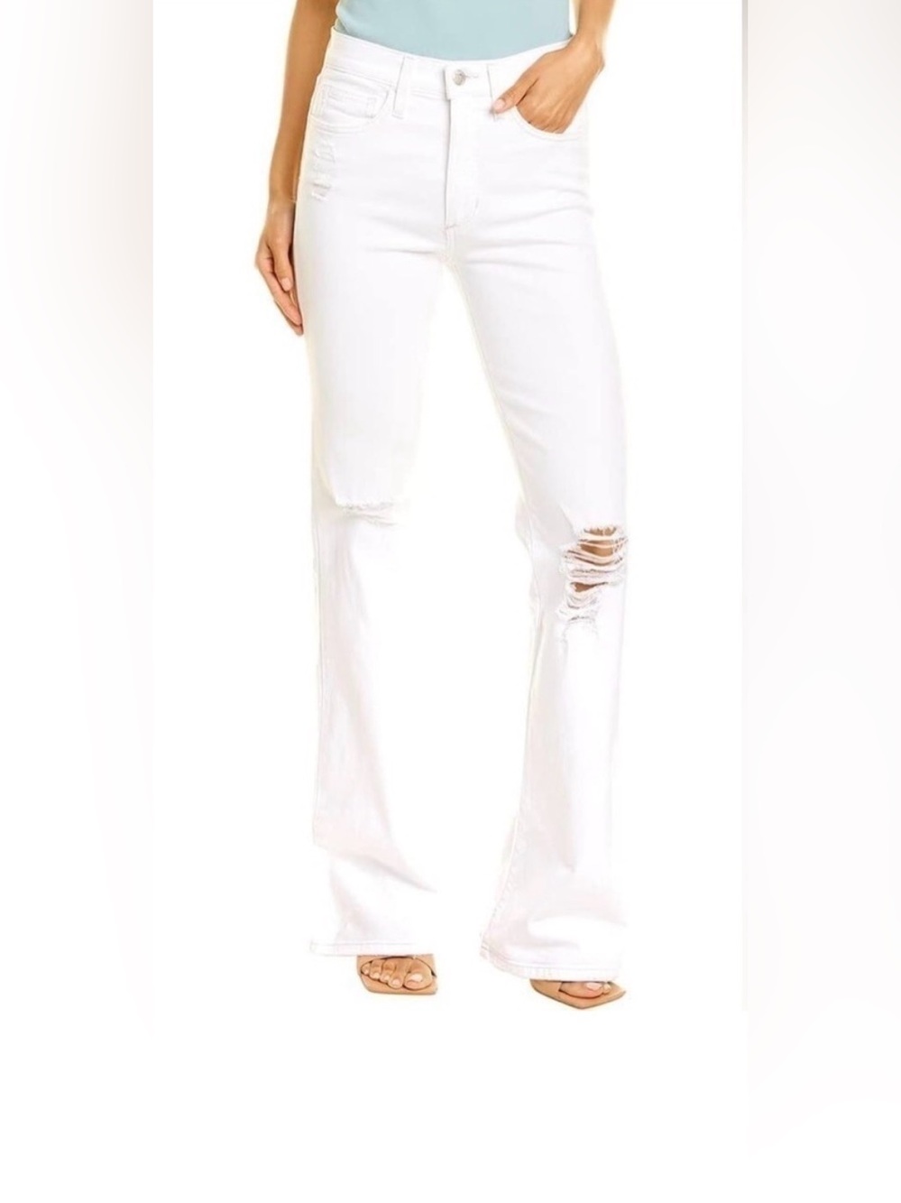 NWT Joes Jeans Distressed High Rise Flare Jeans